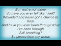 Evergrey - Numb Lyrics