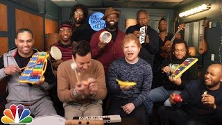 Jimmy Fallon, Ed Sheeran &amp; The Roots Sing &quot;Shape of You&quot; (Classroom Instruments)