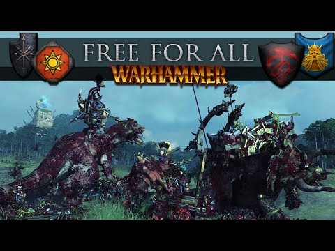 Kings of the Jungle - Best FFA Battle Yet! (Total War: Warhammer Online Battle # 266)