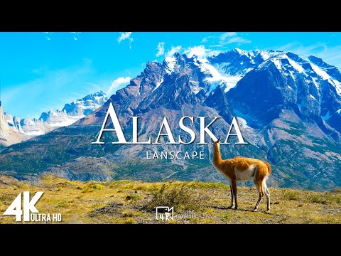 FLYING OVER ALASKA (4K UHD)- Relaxing Music Along With Beautiful Nature Videos - 4K Video Ultra HD