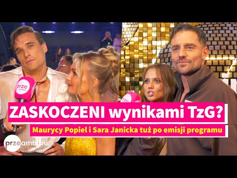 Maurycy Popiel i Sara Janicka ZASKOCZENI finałem Kaczorowskiej i werdyktem "Tańca z Gwiazdami"