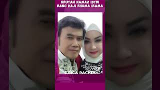 Download lagu Urutan nama2 Raja dangdut Bang Haji Rhoma Irama #viral #beritaterkini #artis #seleb #rhomairama mp3