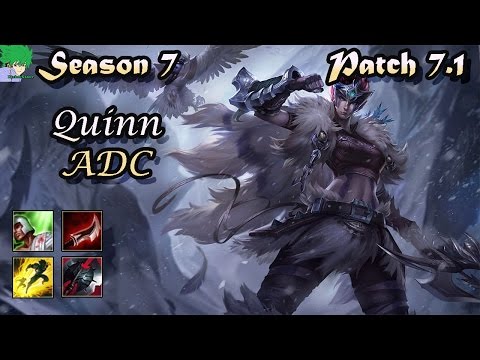 Quinn vs Lucian ADC Season 7 Patch 7.1 - Full Gameplay