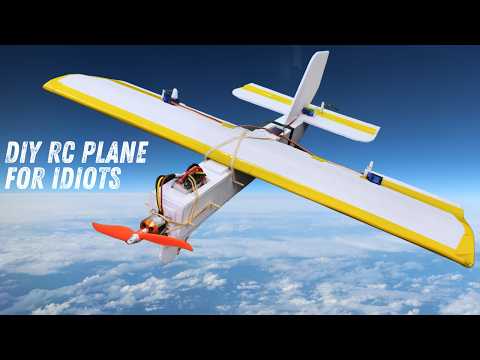 DIY RC Plane Build | How to make an EASY Foamboard RC Plane for Total Beginners