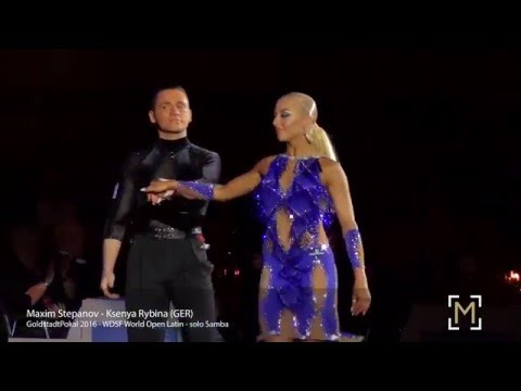 Maxim Stepanov - Ksenya Rybina | GoldstadtPokal 2016 | WO LAT - solo Samba