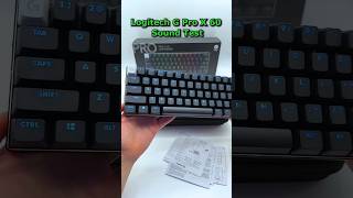 Logitech G PRO X 60 Keyboard Sound Test #PROX60KEYBOARD #Mechanicalkeyboard #keyboard #gifted Logitech G PRO X 60 Keyboard Sound Test #PROX60KEYBOARD #Mechanicalkeyboard #keyboard #gifted