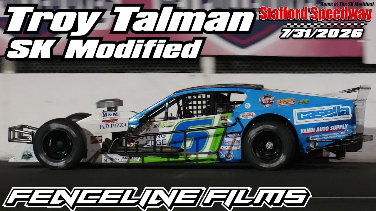 Troy Talman Competing in SK Modified at Stafford Speedway
