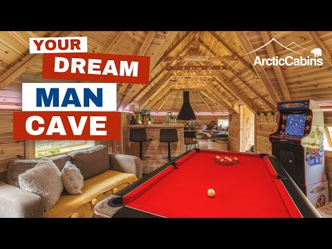 I Turned my Garden Cabin into the ULTIMATE Man Cave!
