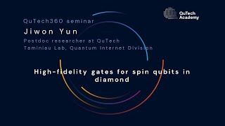 QuTech360 w/ Jiwon Yun: High-fidelity gates for spin qubits in diamond