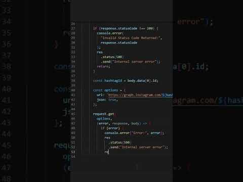 Instagram Hashtag Search API