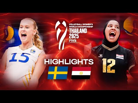 Sweden 🇸🇪 vs. Egypt 🇪🇬 - Highlights | Women's World Championships 2025
