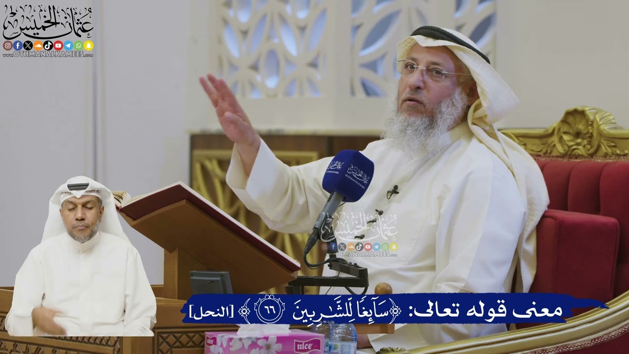 499- معنى قوله تعالى: ﴿سائغا للشاربين﴾ - عثمان الخميس