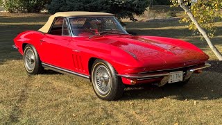 Video Thumbnail for 1965 Chevrolet Corvette Stingray Convertible