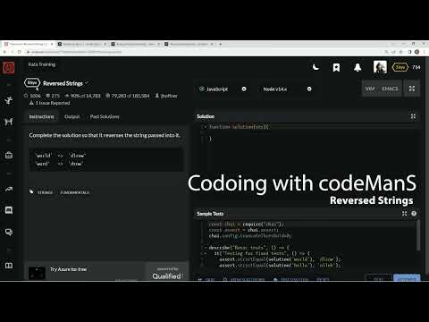 Codewars Javascript Reversed Strings