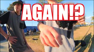I broke my wrist skateboarding... Again!
