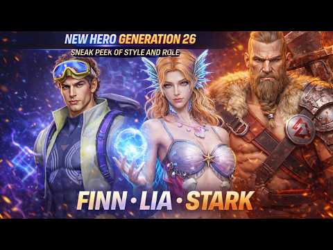 State of Survival Gen 26 Heroes Revealed! Finn, Lia & Stark Sneak Peek | Skills, Style & Roles