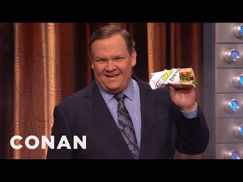 Andy Richter Rips Through Space & Time For A Subway Sandwich | CONAN on TBS