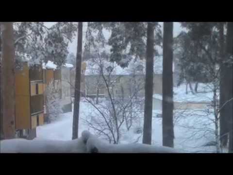 Skitväder i Forsbacka