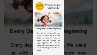 English Listening Practice – Every Day Is A New Beginning | Short English Story with Subtitles