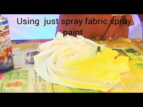 Just Spray (Thailand) black Fabric spray paint