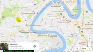 How to find my location in Google maps