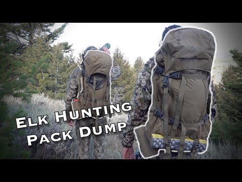 Elk Hunting Pack Dump