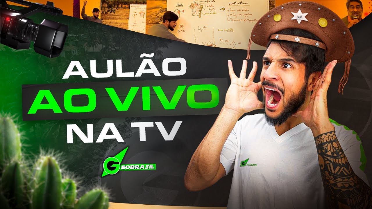 Regiões do Nordeste: Zona da Mata, Agreste, Sertão e Meio Norte, AULÃO AO VIVO NA BAND - Geobrasil