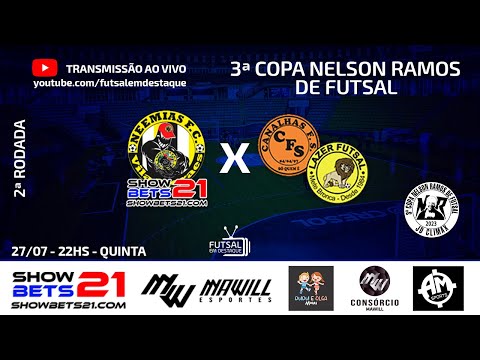 3ª COPA NELSON RAMOS - NEEMIAS/SHOWBETS21 X CANALHAS #futsalemdestaque