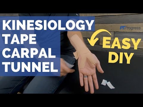 Carpal Tunnel Relief with Kinesiology Tape