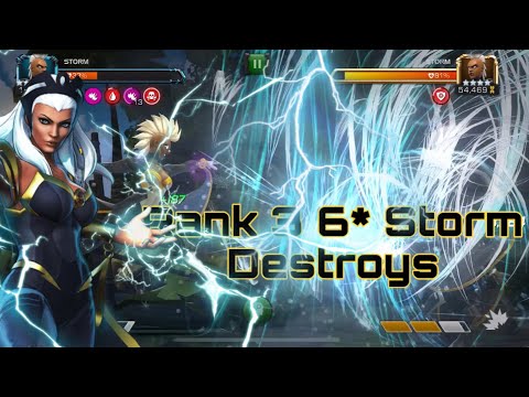 Rank 3 6* Storm is absolute Destroyer! - Best Buff in Months - marvel contest of champions