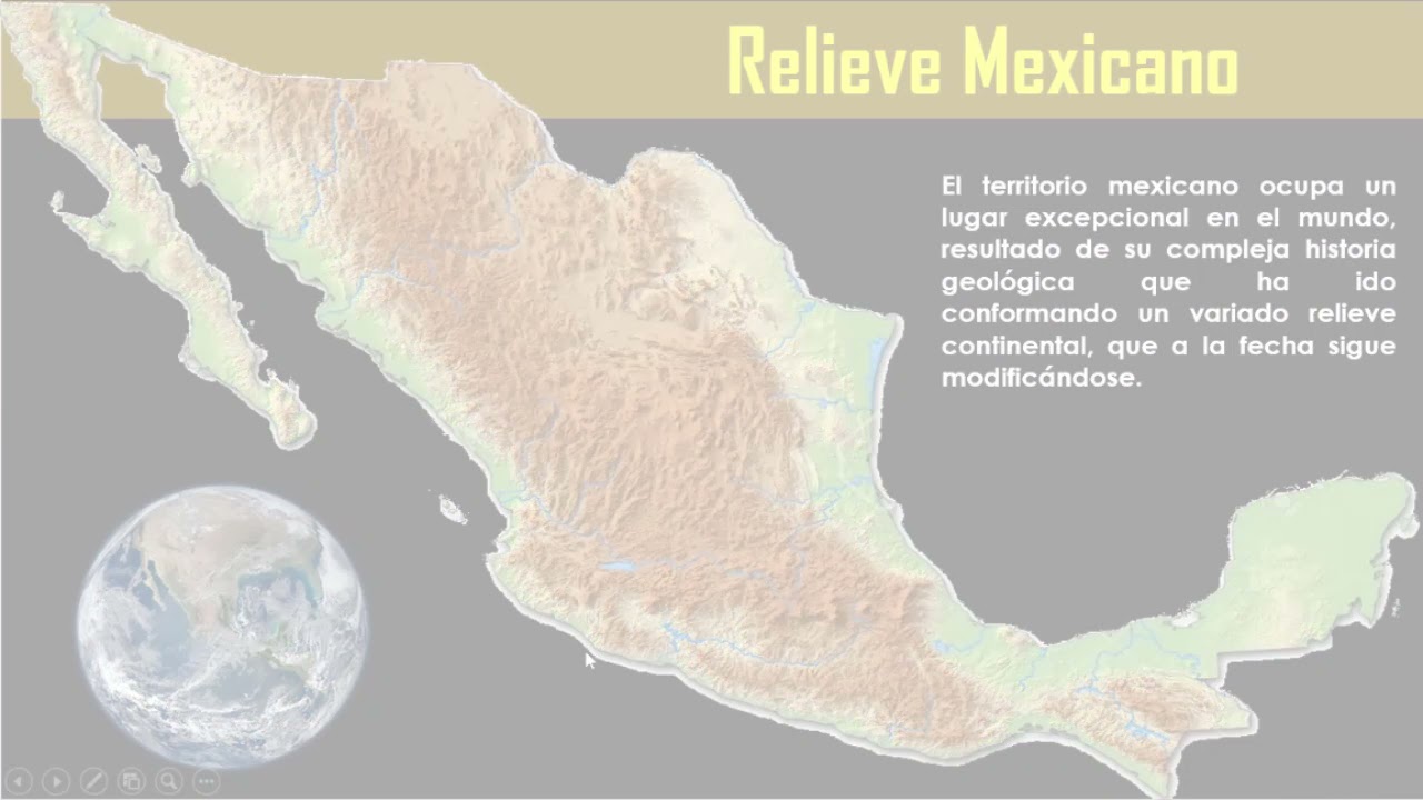 Relieve, hidrografía, clima y biodiversidad de México
