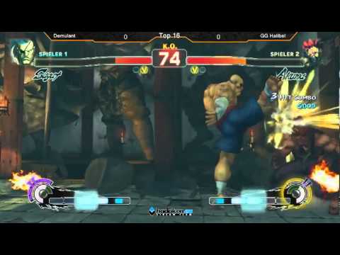 Road to EVO 2012 Europe / DEMULANT vs GG Halibel  / Top 16