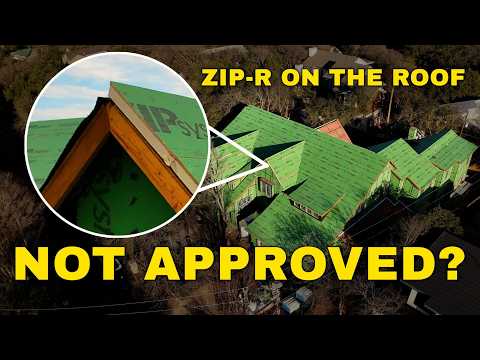 ZIP System R-Sheathing ON THE ROOF!? Exterior roof insulation demystified