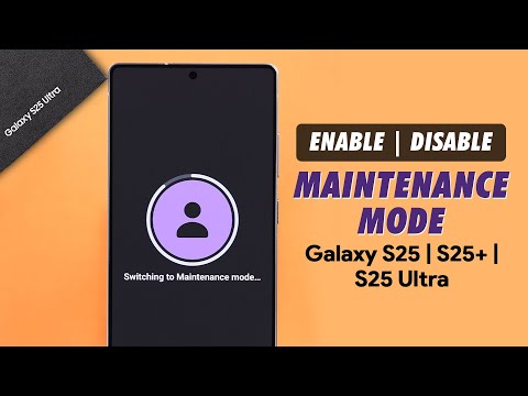 Galaxy S25 Ultra/S25+: How to Enable or Disable Maintenance Mode on Samsung!