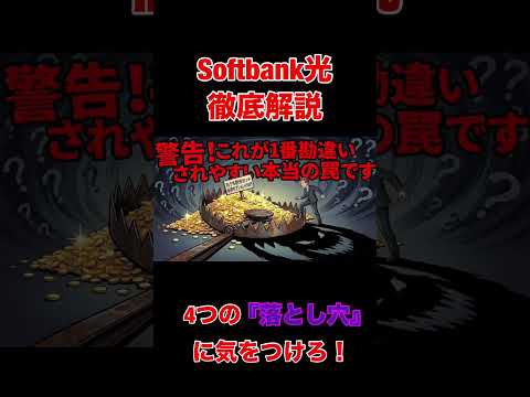 【ソフトバンク光】絶対知るべき4つの罠！元店員が教える損しない完全攻略マニュアル #光回線　#ソフトバンク光　#Wi-Fi #引越し　#まさもばチャンネル