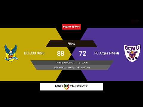 LNBM 2020-2021: BC CSU Sibiu - FC Argeș Pitești