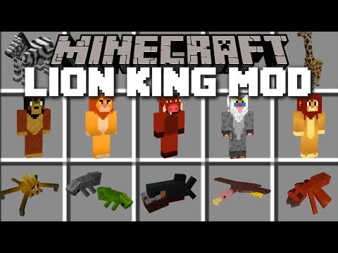 Minecraft LION KING MOD / LONG LIVE THE KING!! Minecraft