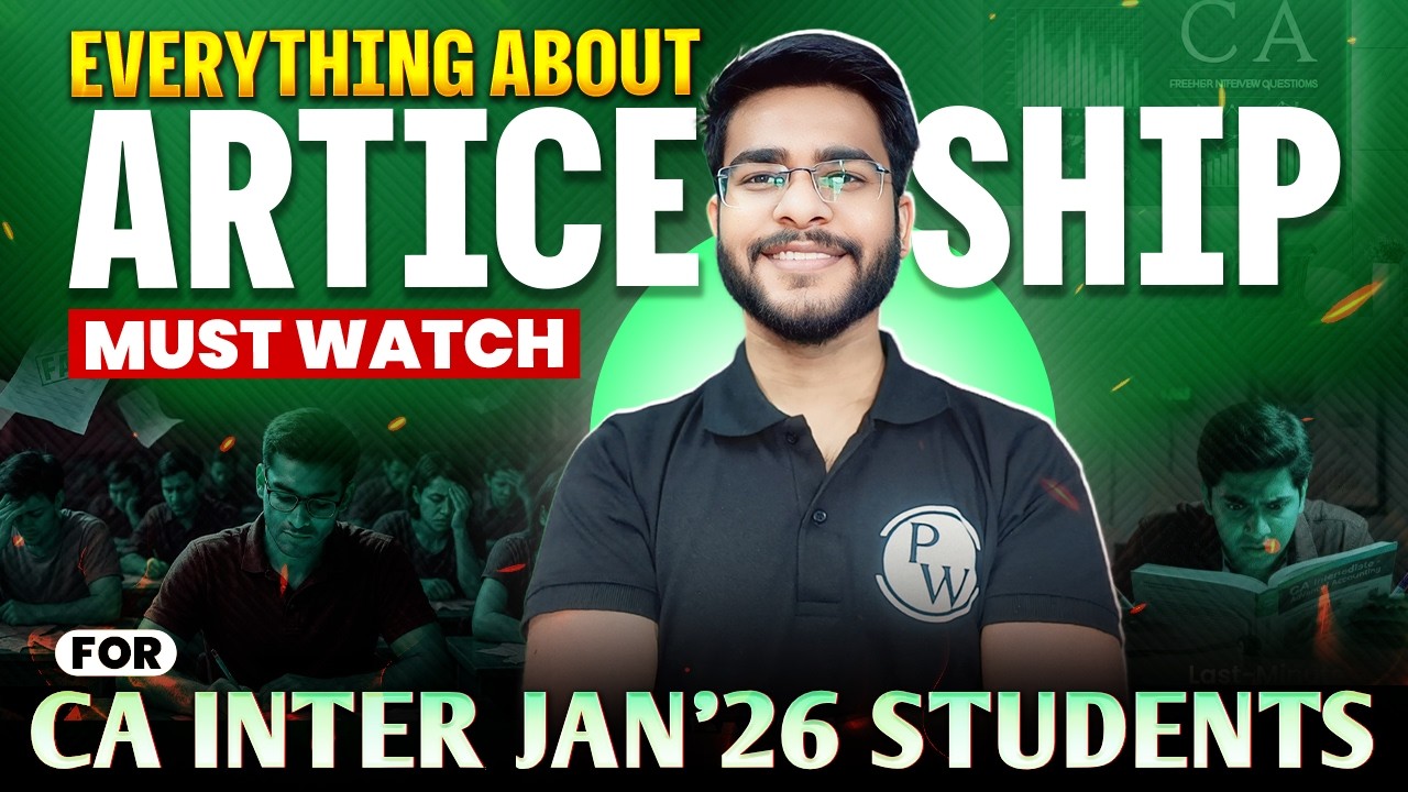 Everything About CA Articleship🔥| Articleship Guide for CA Students | ICAI Articleship Explained