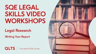 Preview - Legal Research - Writing Your Report