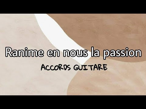 RANIME EN NOUS LA PASSION [Cantique Guitare]