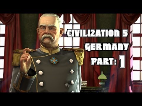 Part 1: Let's Play Civilization 5, Brave New World, Germany Immortal - "Raging Barbarians"