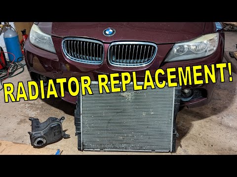 Replacing A BMW E90 Radiator In 94 Seconds