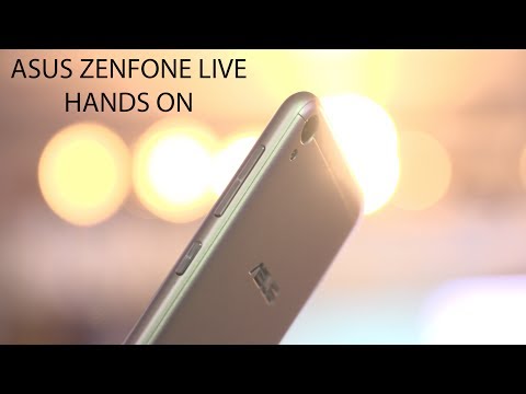 Asus Zenfone Live Hands On