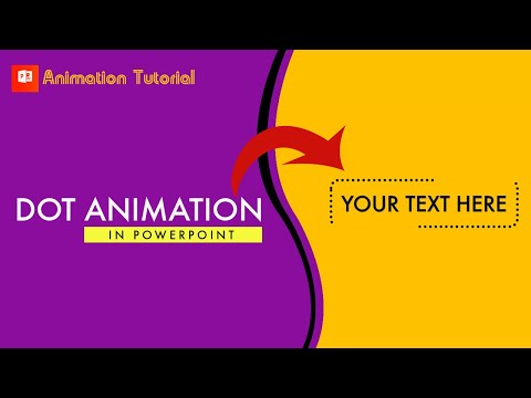 Dot Animation in PowerPoint | PowerPoint animation tutorial 2020
