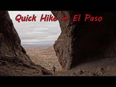 Epic Short Hike to Aztec Caves. Stunning Views over El Paso: Franklin Mountains State Park Adventure