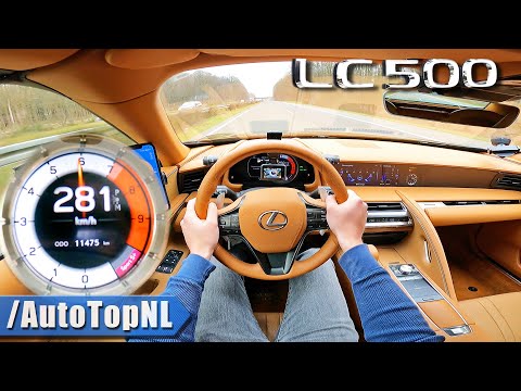 Thumbnail for Lexus LC500 5.0 V8 TOP SPEED on AUTOBAHN [NO SPEED LIMIT] by AutoTopNL by Lexus LC 500, Limousine, rall, rally, Lexus, Car, Sedans