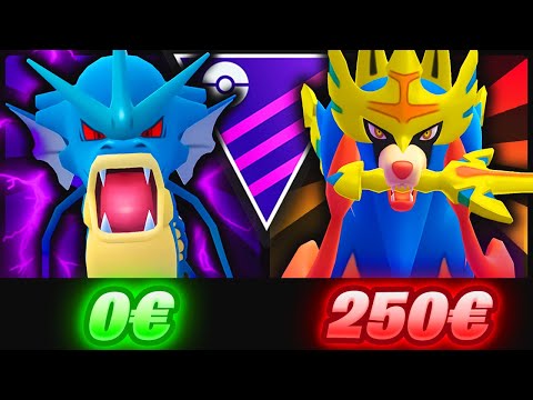 Testing a 0€ VS 250€ Team in the Master League in Pokemon GO