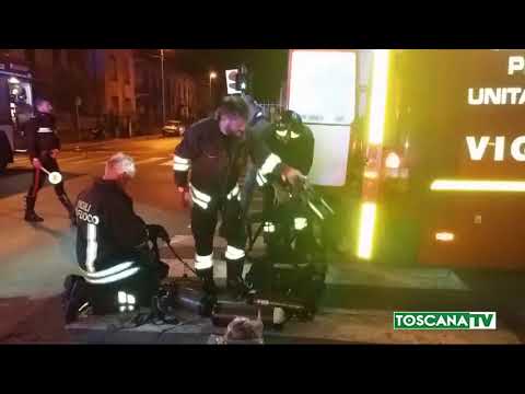 2018-01-11 PRATO - RAID DI UN PIROMANE AL MACROLOTTO ZERO, UN FERMATO