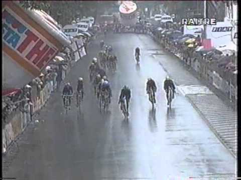 GIRO D'ITALIA 1998 MILANO   FAGNINI CON INCORONAZIONE DI PANTANI