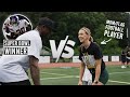 Mom Vs Super Bowl Champ Will Blackmon Football Camp 1v1s Agility Tackling And More